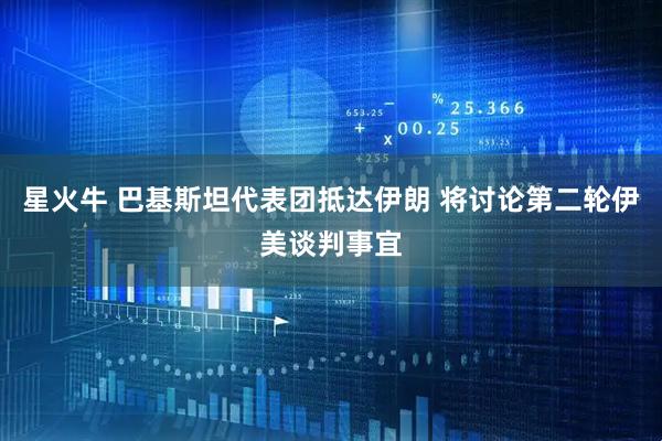 星火牛 巴基斯坦代表团抵达伊朗 将讨论第二轮伊美谈判事宜